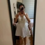 Robe de Mariée Bohème Décolleté Plongeant photo review