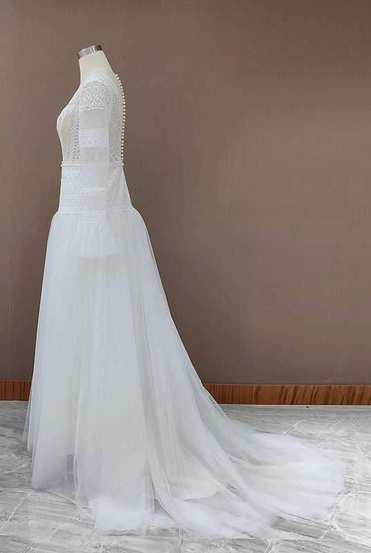 Robe de Mariée Bohème Hippie Chic – Image 6