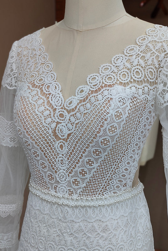 Robe de Mariée Bohème Hippie Chic – Image 7