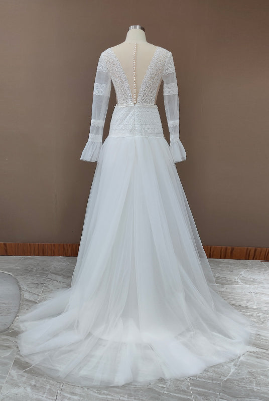 Robe de Mariée Bohème Hippie Chic – Image 8