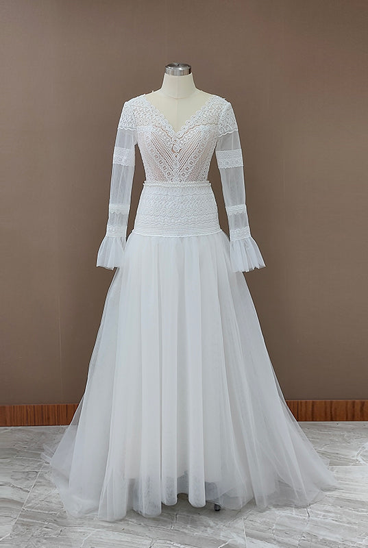 Robe de Mariée Bohème Hippie Chic – Image 4