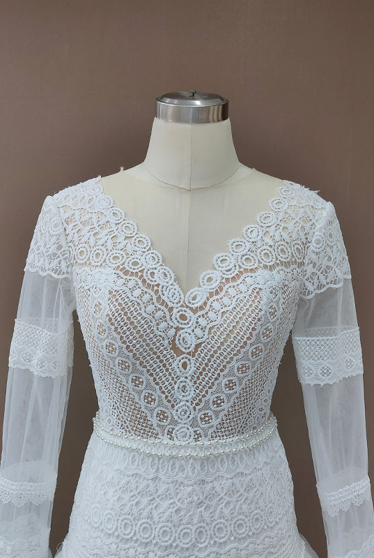 Robe de Mariée Bohème Hippie Chic – Image 5