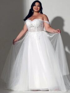 Robe de Mariage Grande Taille Boho