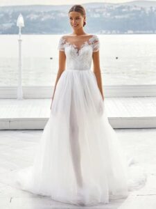 Robe de Mariée trapèze Boho