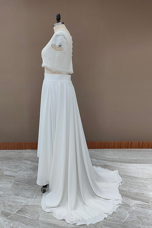 Robe de Mariée Bohème Deux Pièces – Image 7