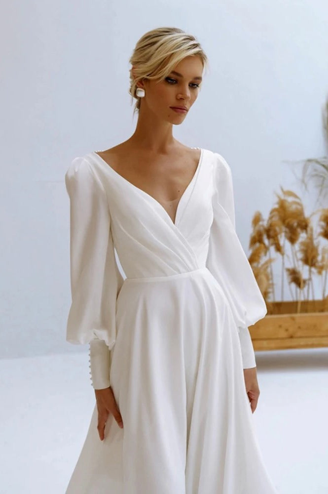Robe de Mariée Bohème Classique Chic – Image 3