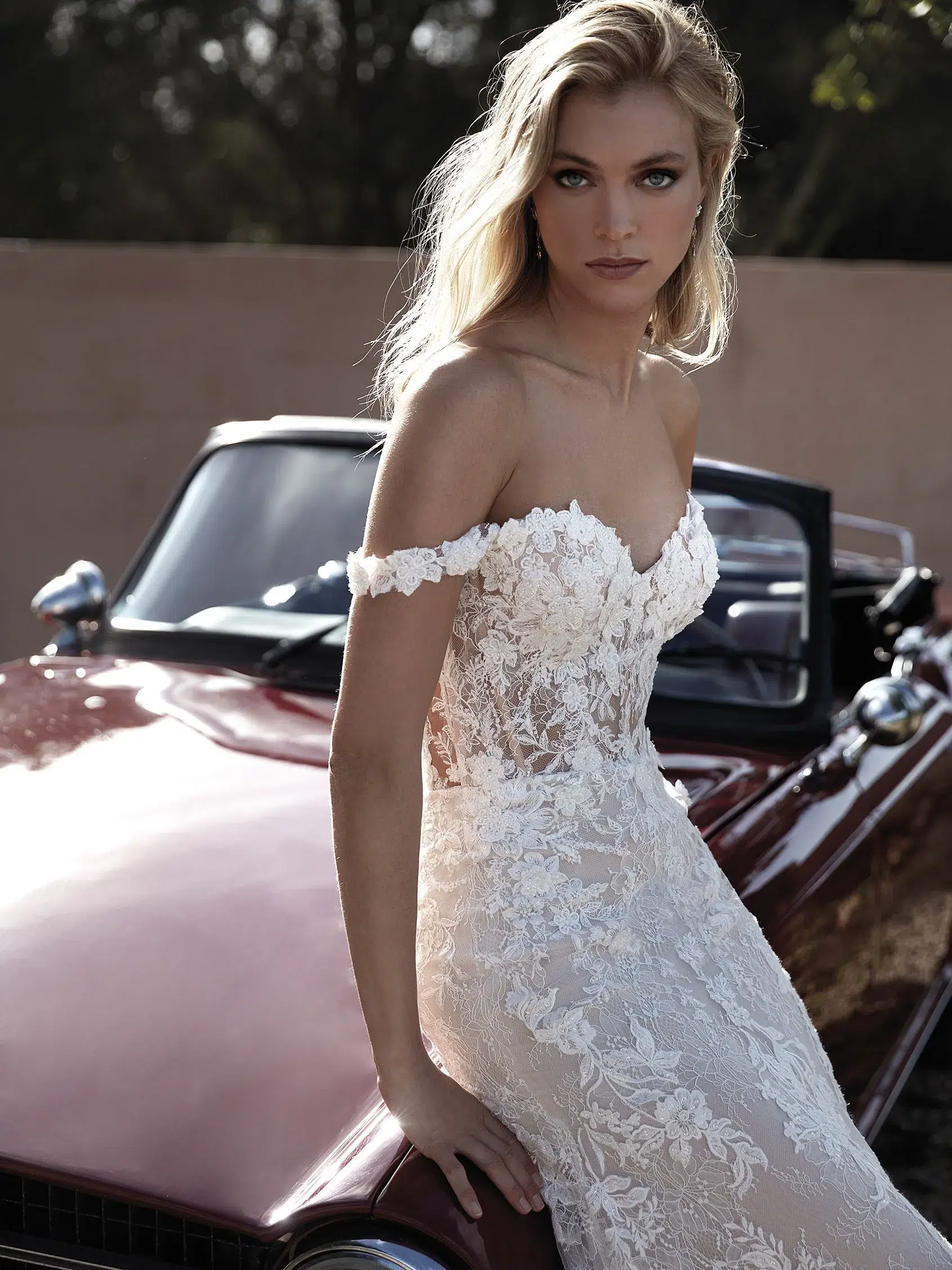 Robe de Mariée Sirène en Dentelle – Image 5