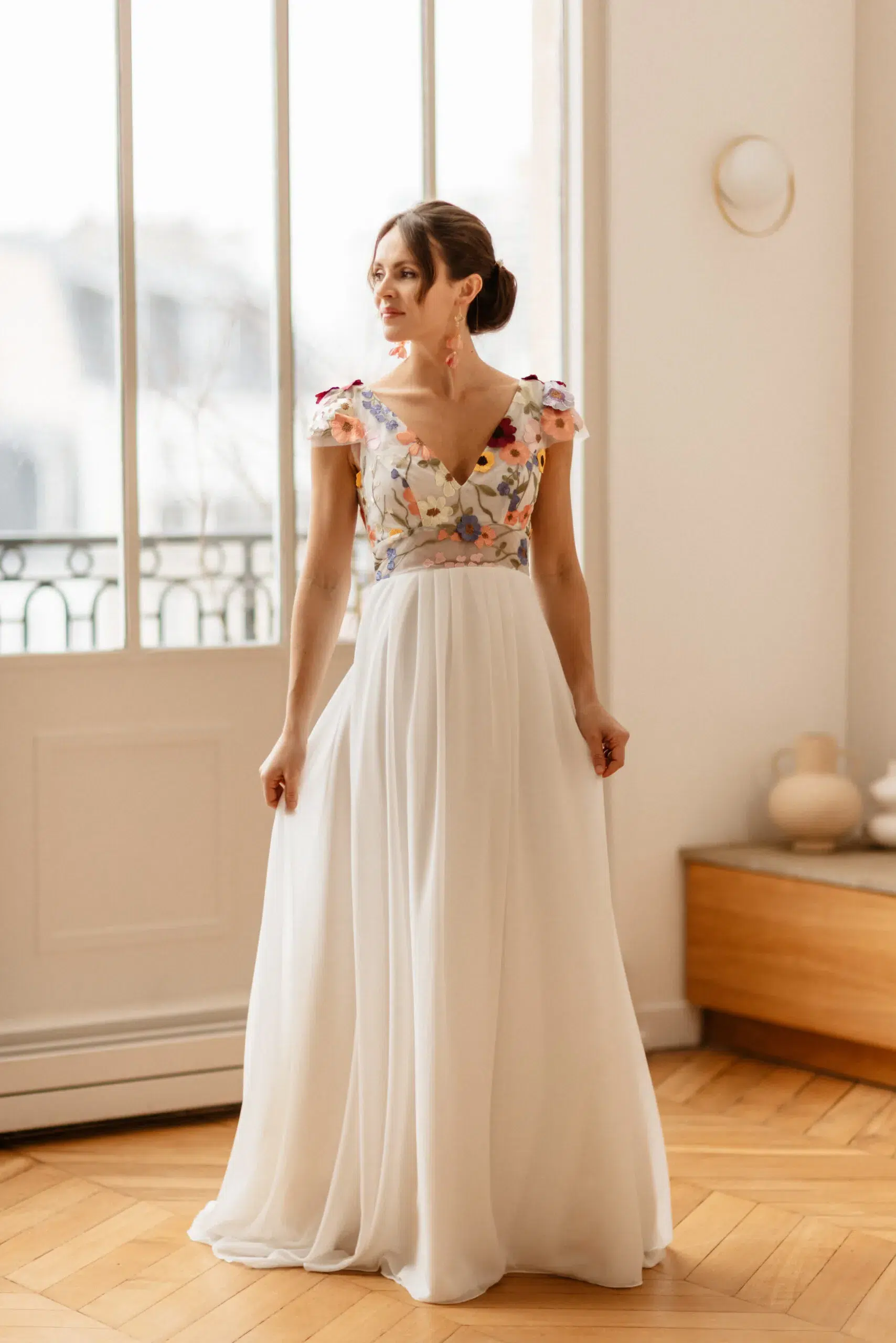 Bohème Chic Champêtre Robe de Mariée Bohème – Image 3