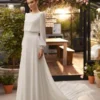 Bohème Chic Robe de Mariée Fluide