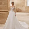 Bohème Robe de Mariée Manche Longue
