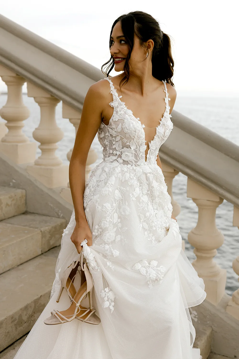 Bohème Romantique Champêtre Robe de Mariée – Image 5