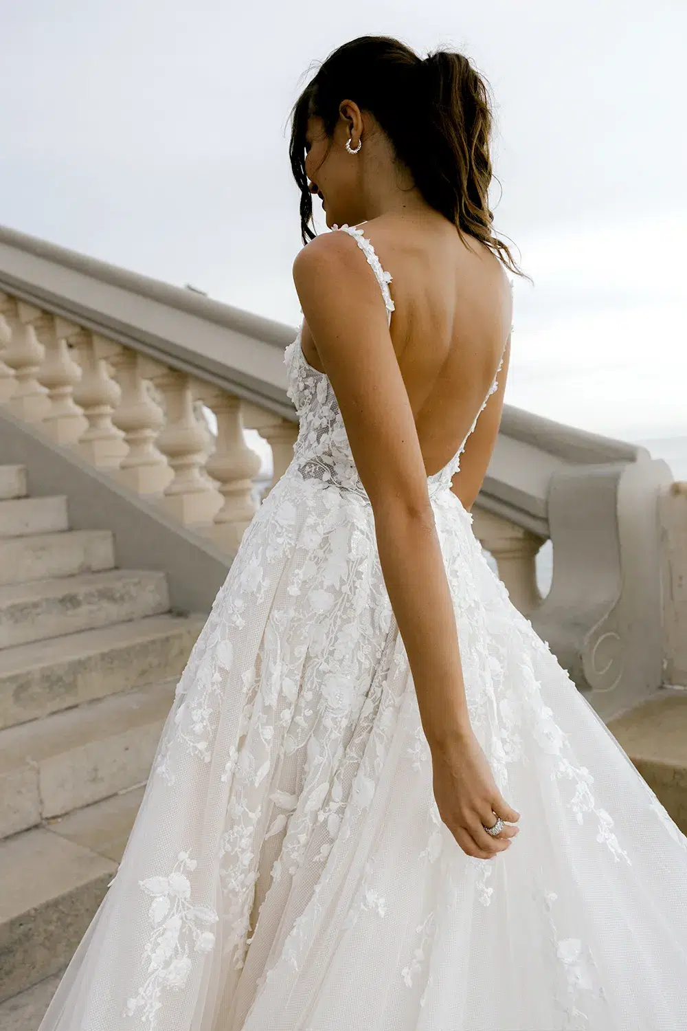 Bohème Romantique Champêtre Robe de Mariée – Image 3