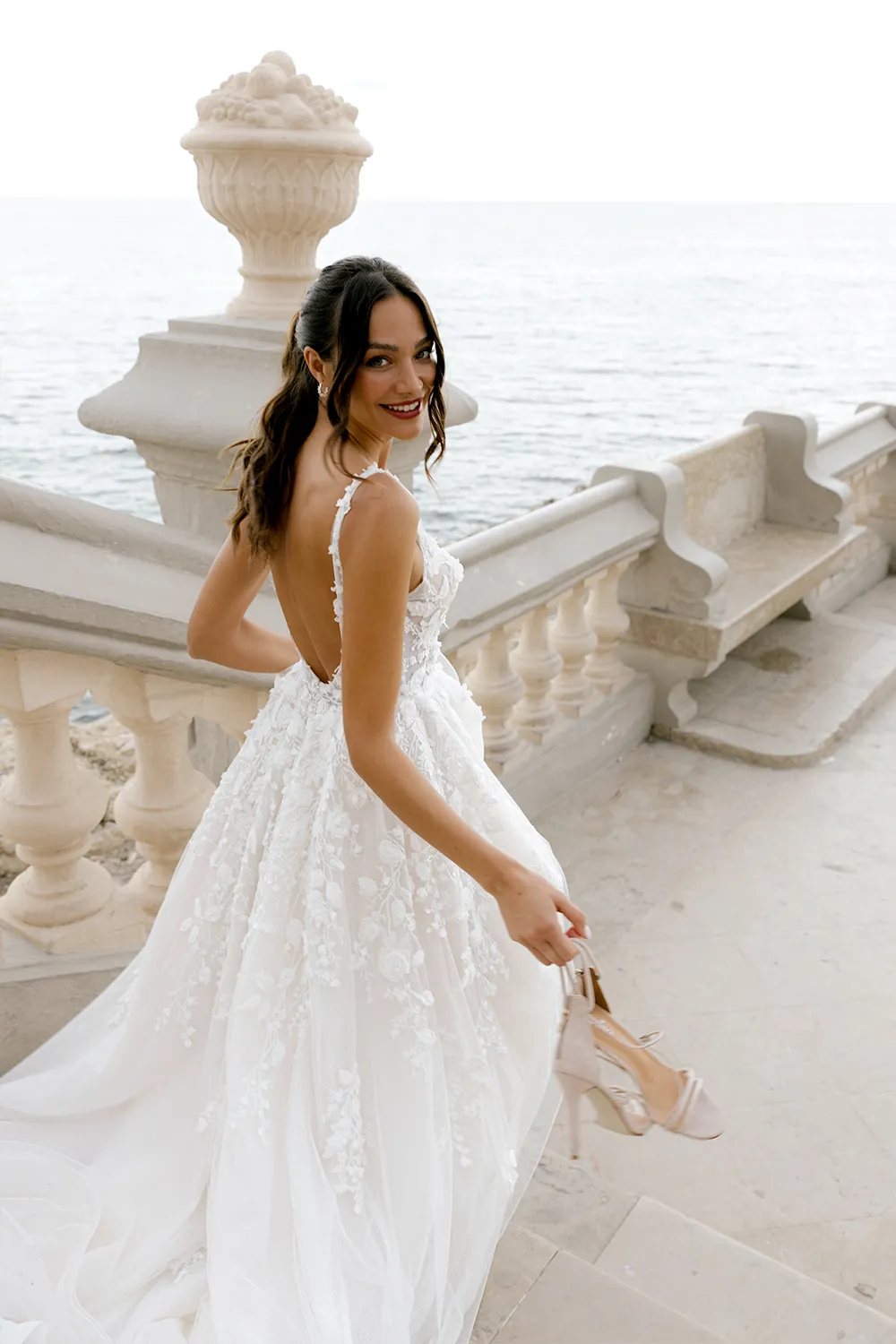 Bohème Romantique Champêtre Robe de Mariée – Image 6