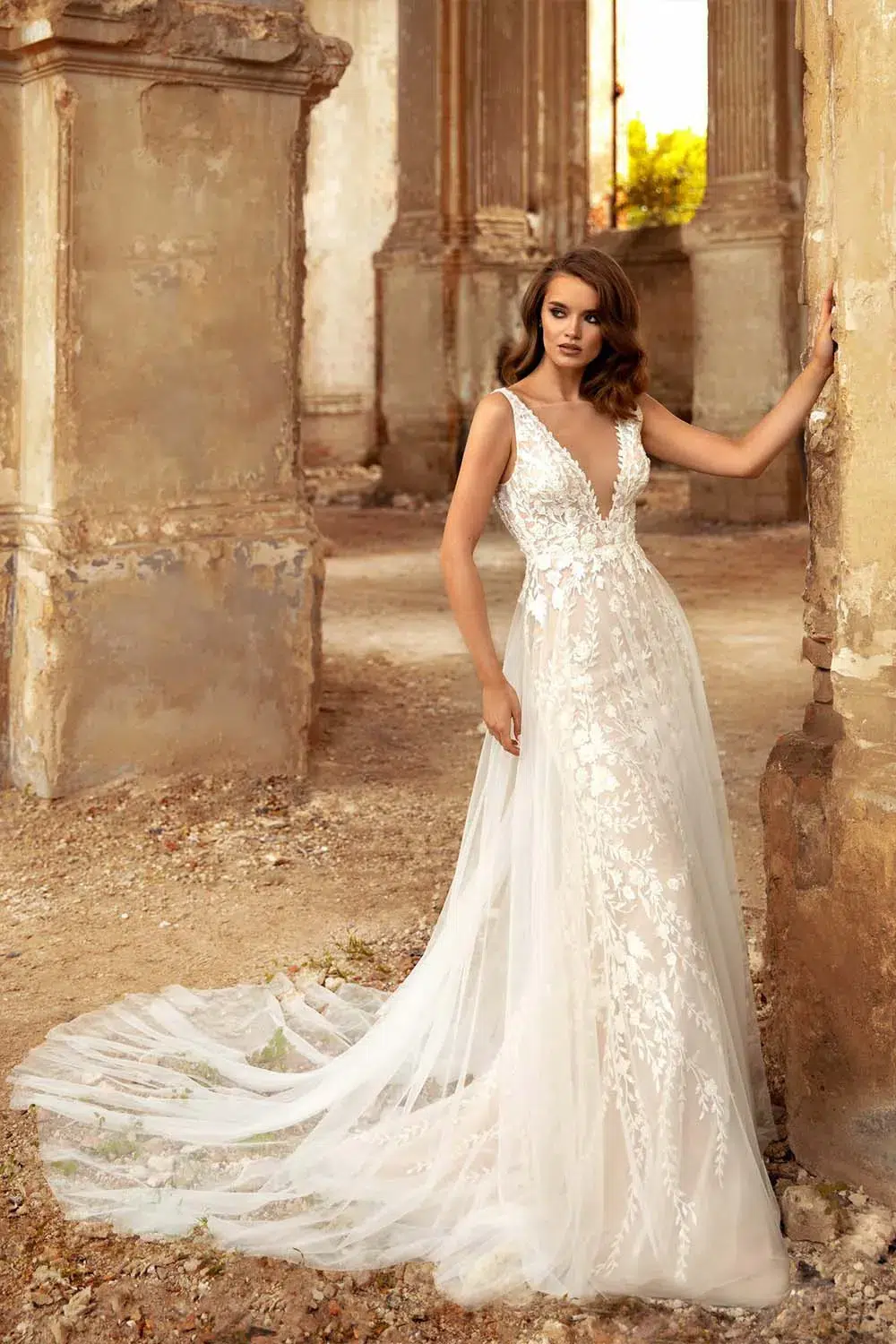 Champêtre Robe de Mariée Bohème – Image 3