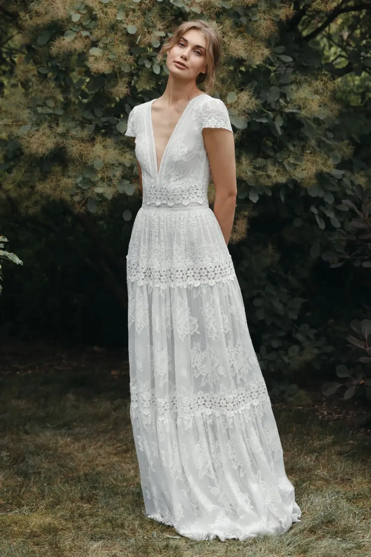 Dentelle Robe de Mariée Bohème