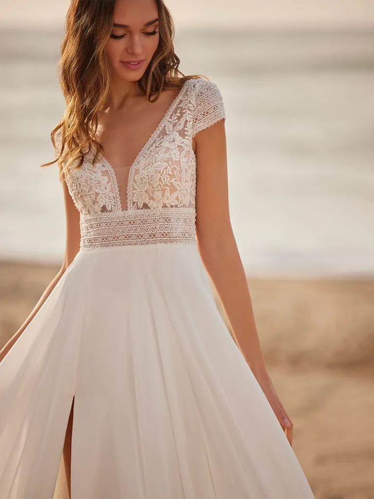 Mariée Bohème Chic Robe de Mariée – Image 3
