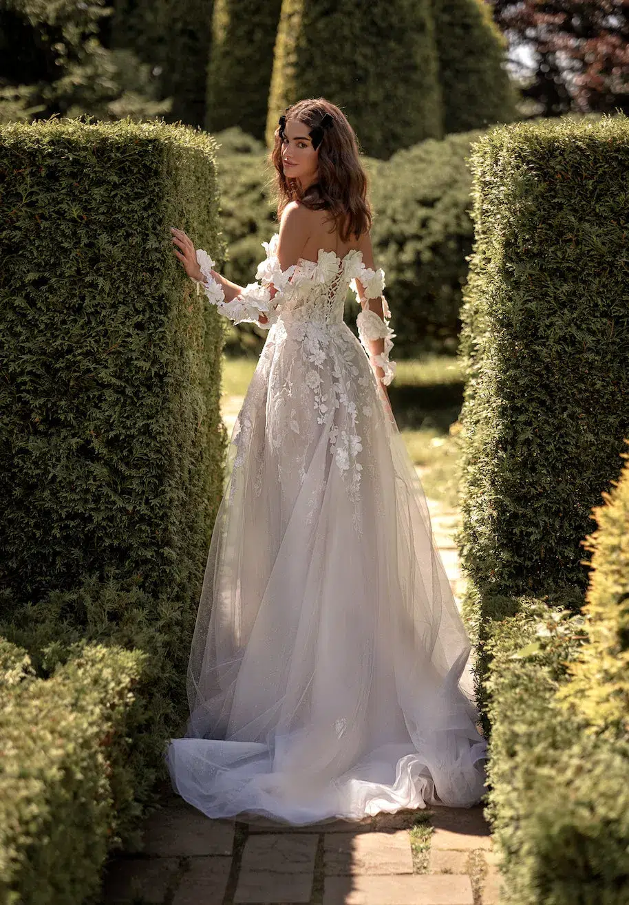 Alternative view of Robe de Mariée Bohème Fleur