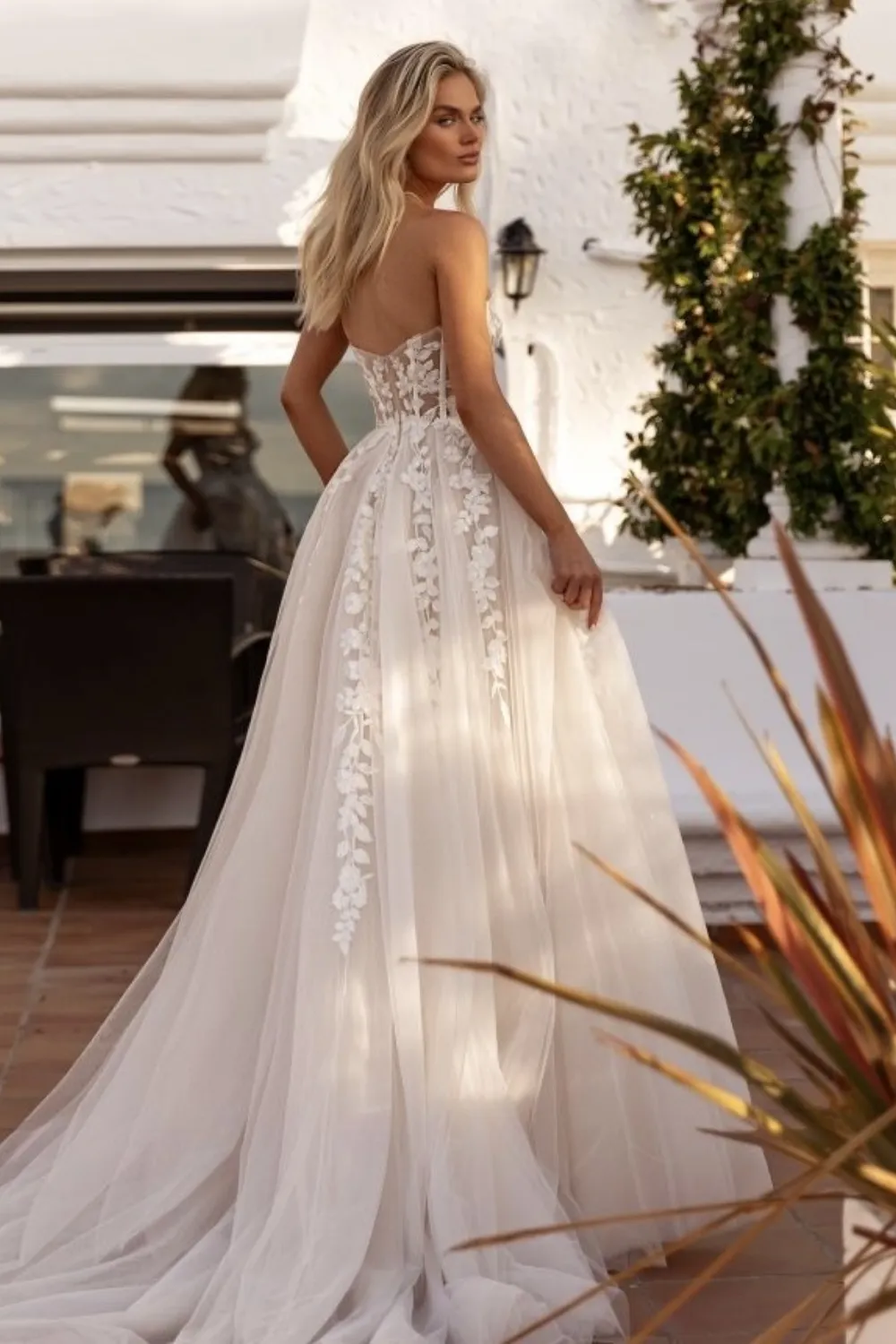 Alternative view of Robe de Mariée Bohème Sexy