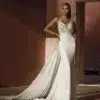Robe de Mariée Crêpe