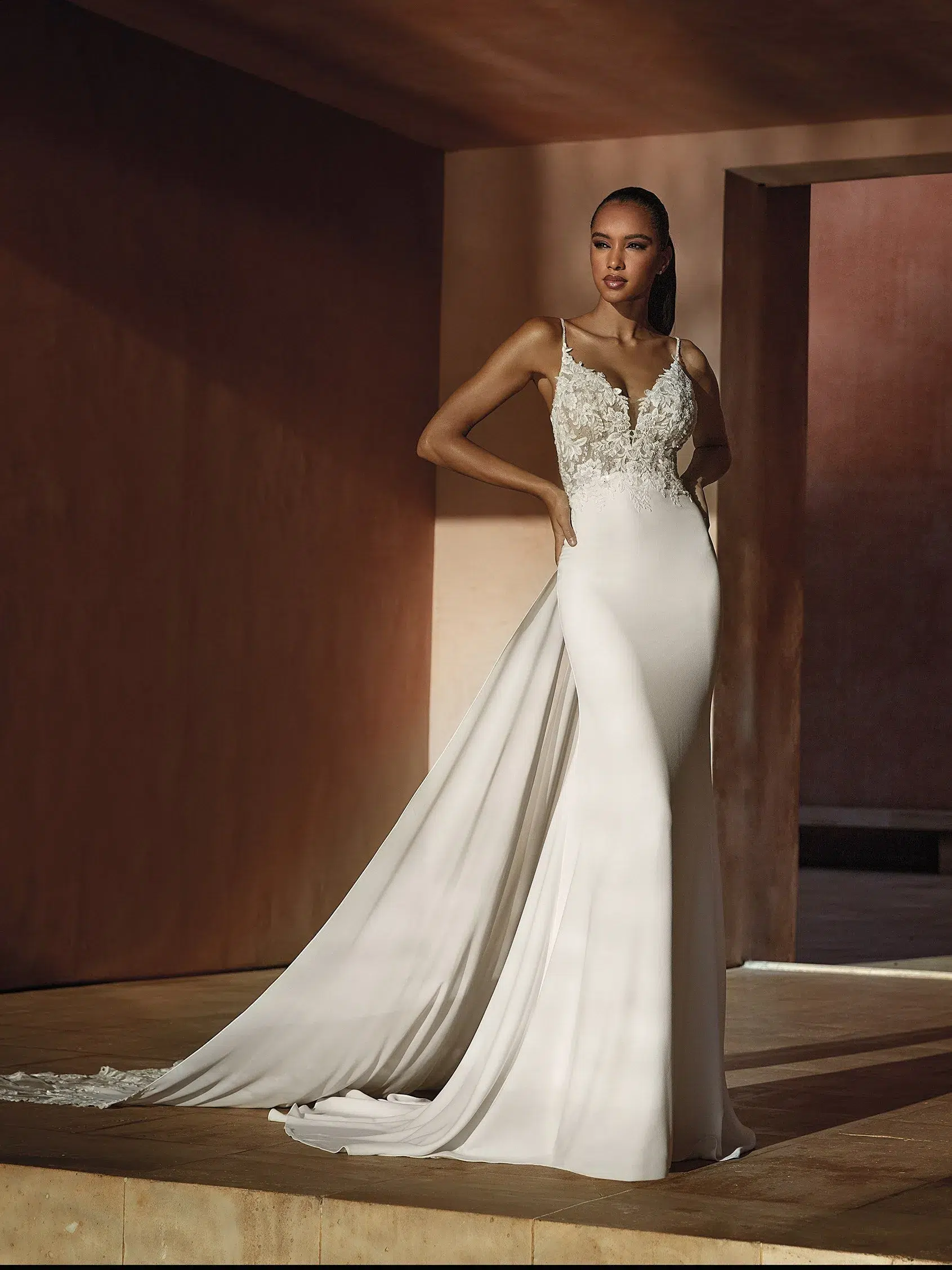 Robe de Mariée Crêpe