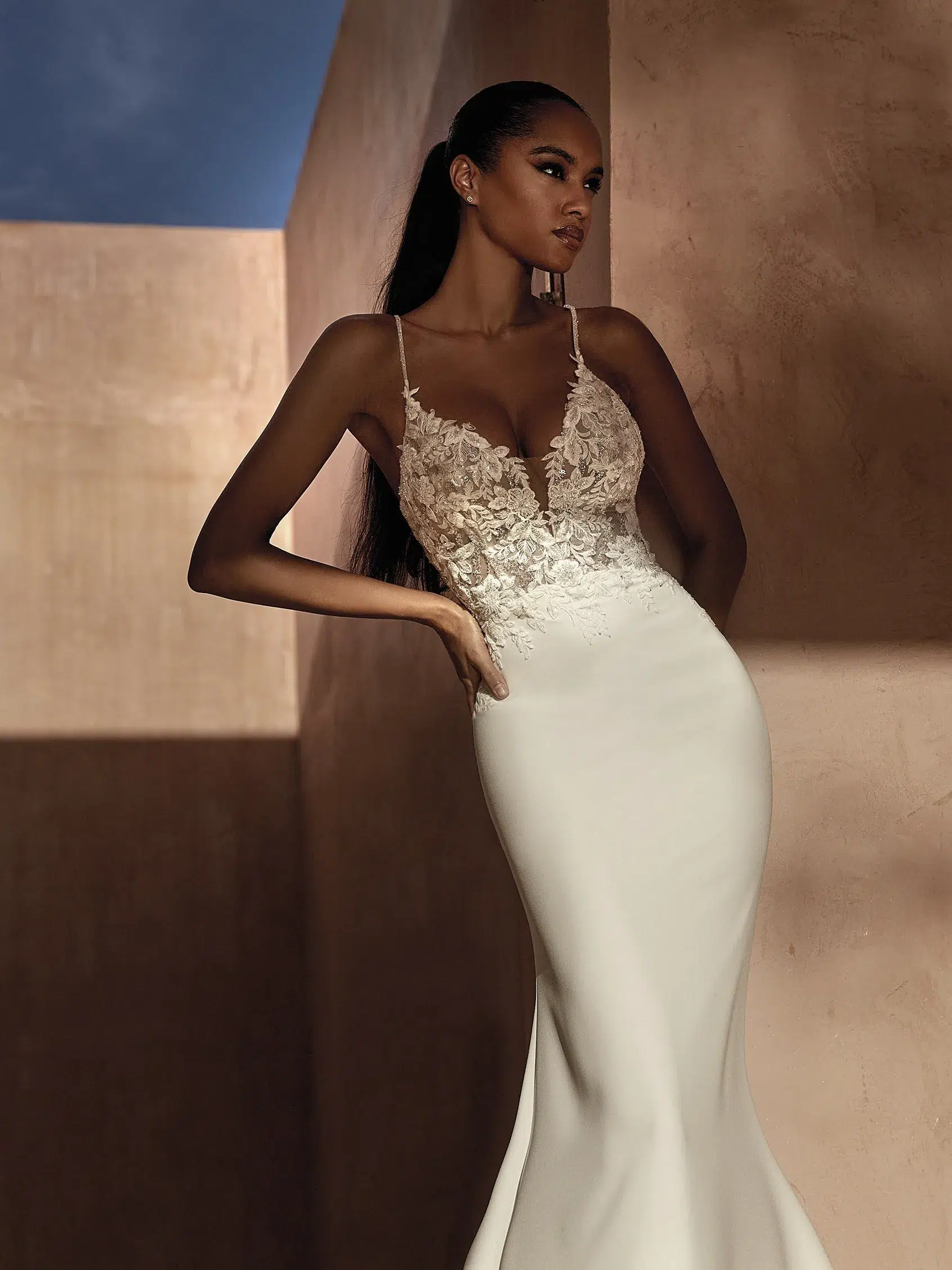 Robe de Mariée Crêpe – Image 3