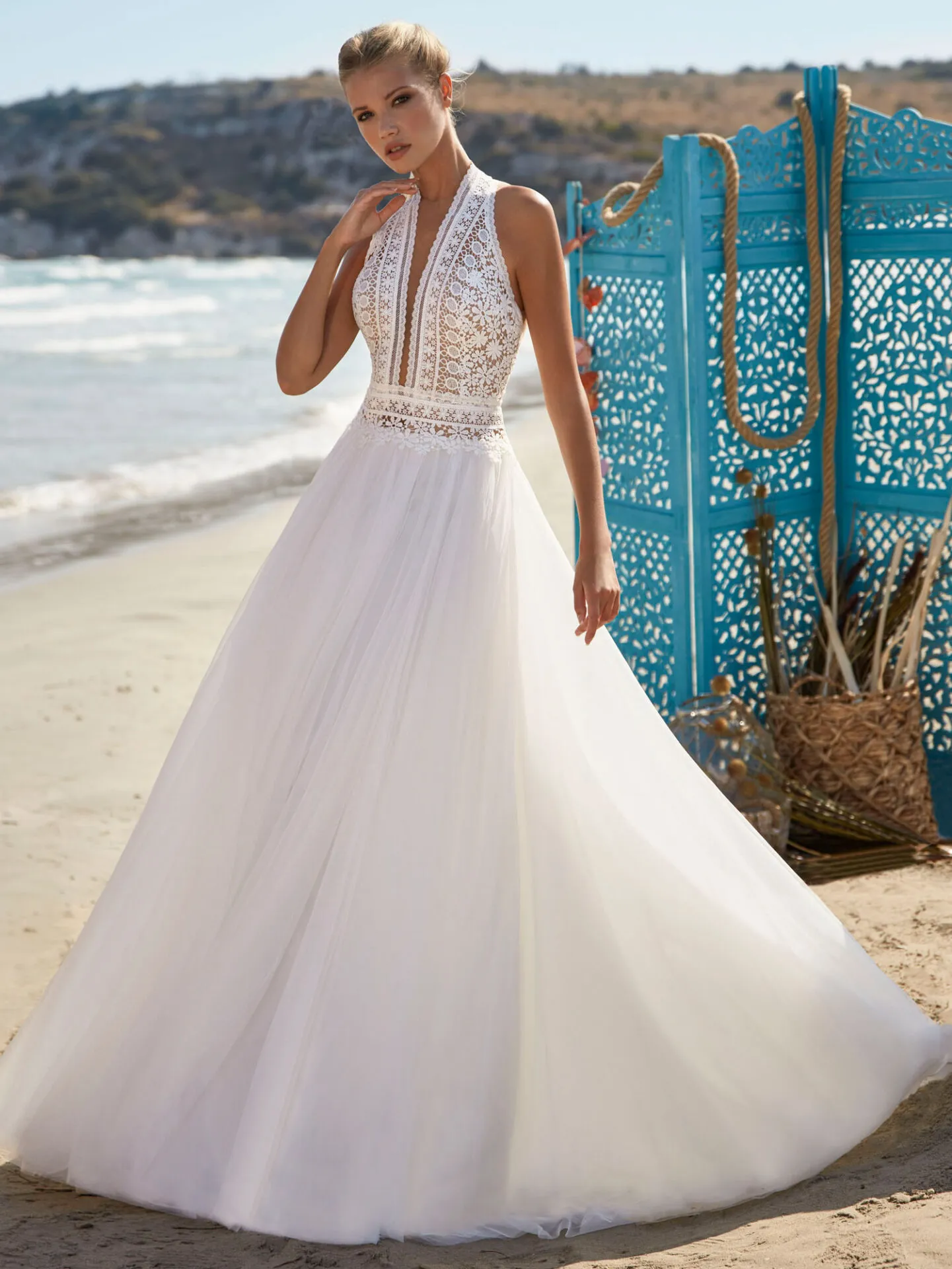 Robe de Mariée Dentelle Dos nu – Image 3