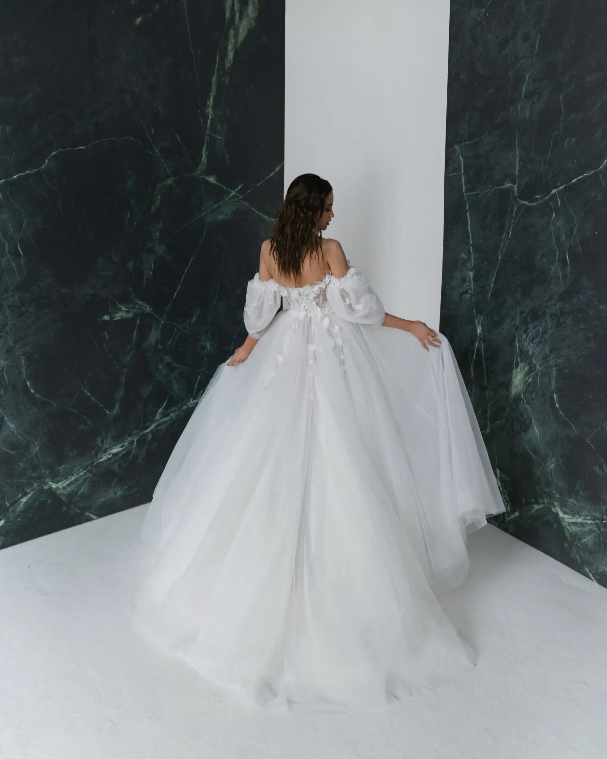 Robe de Mariée Dentelle Style Bohème – Image 3