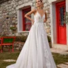 Robe de Mariée Dos nu Bohème
