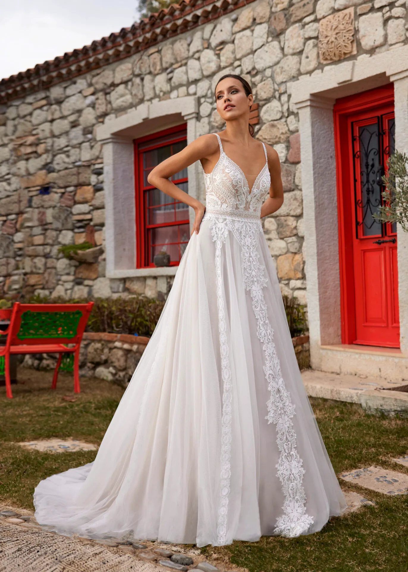 Robe de Mariée Dos nu Bohème
