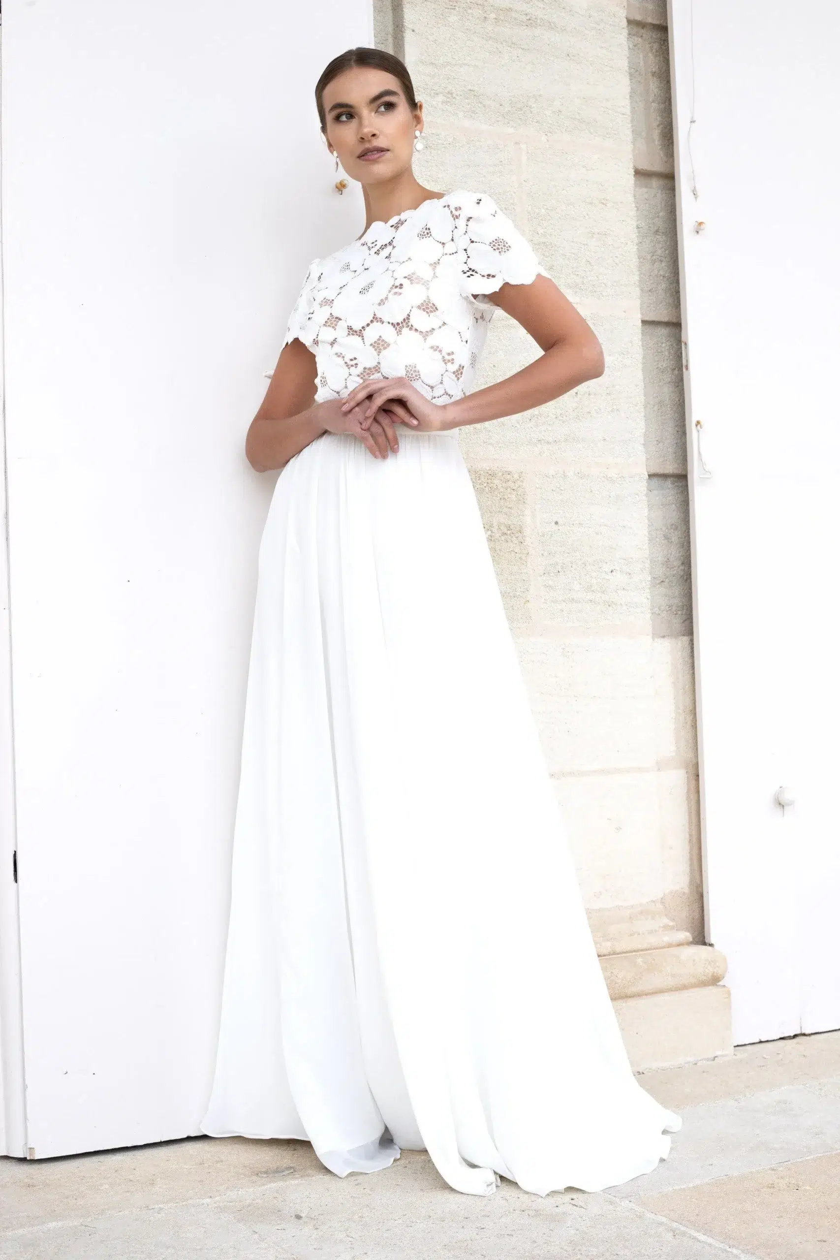Robe de Mariée en Dentelle Bohème – Image 2