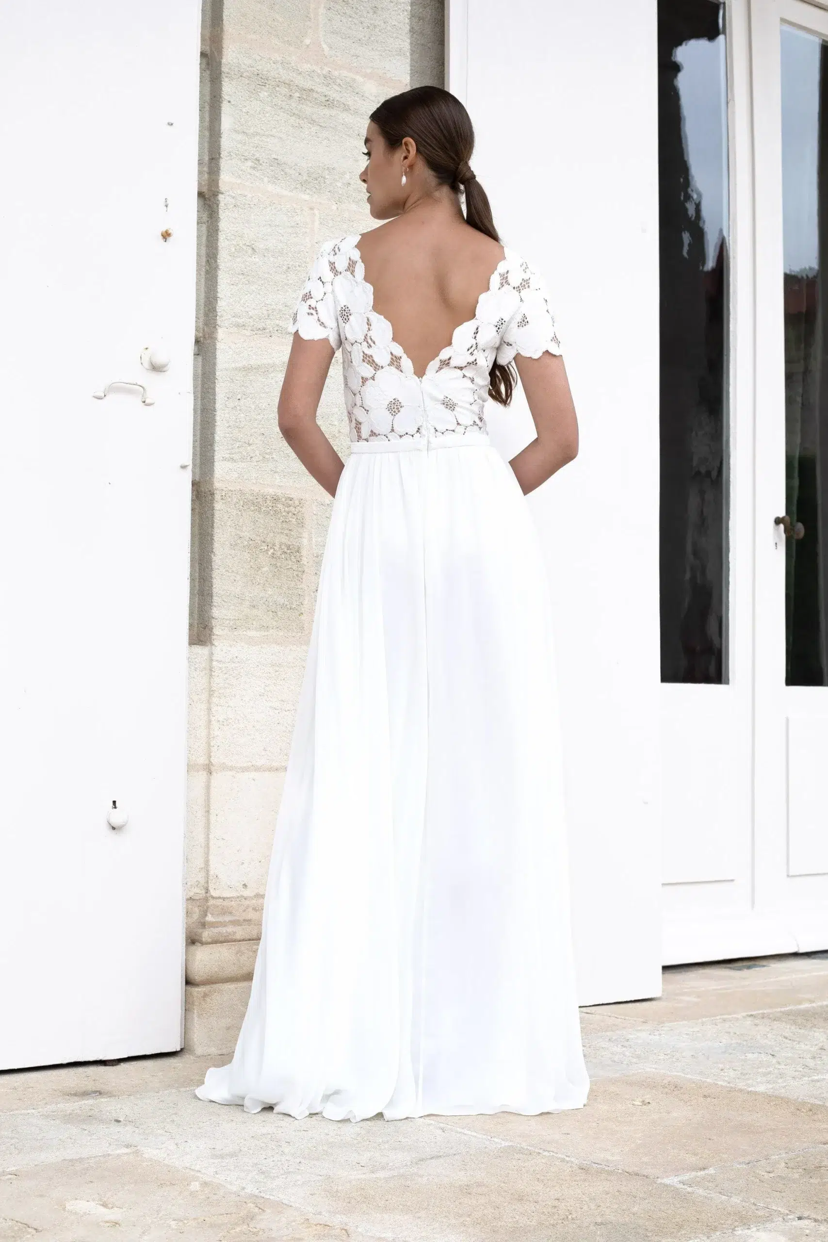 Robe de Mariée en Dentelle Bohème – Image 3