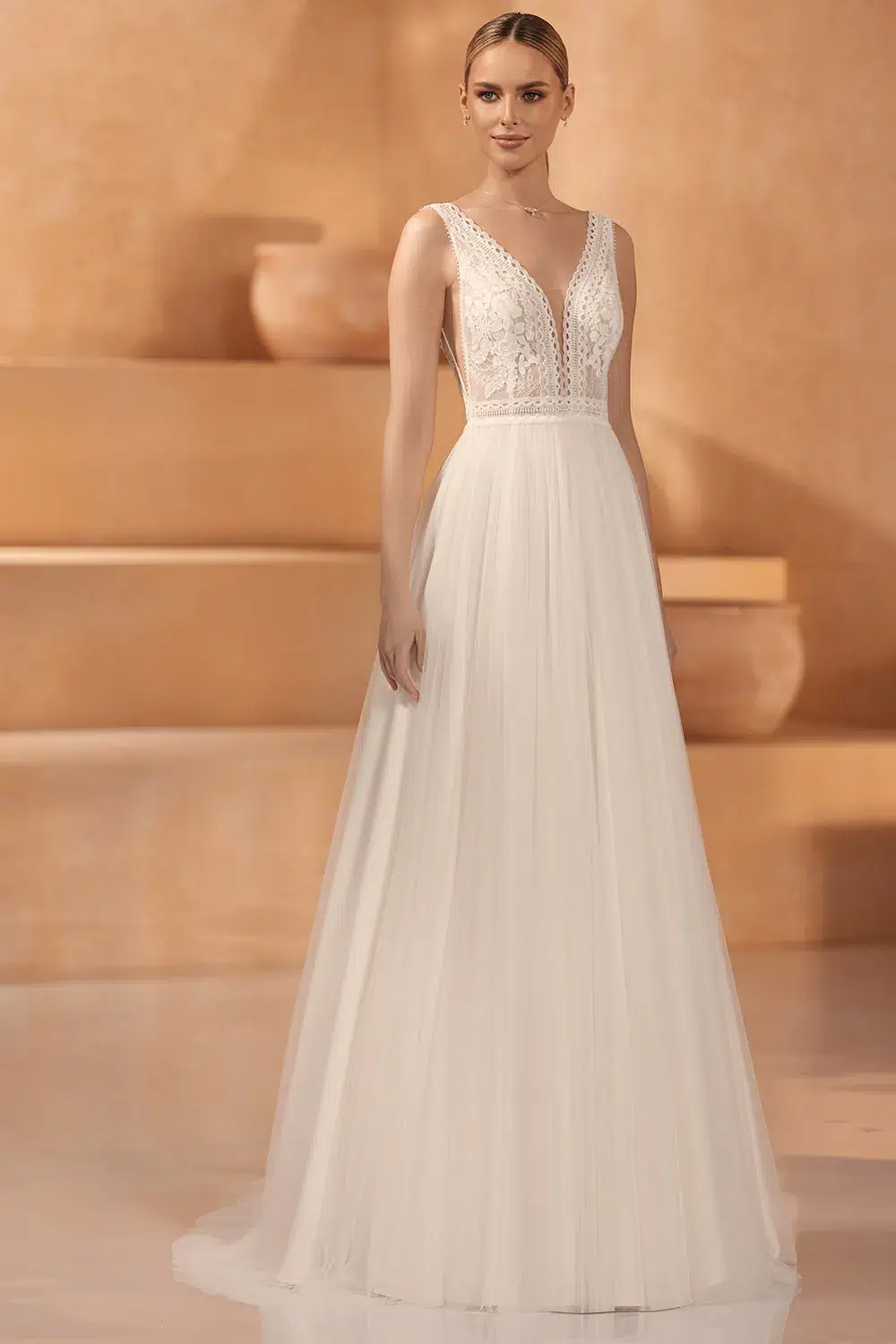 Robe de Mariée Fluide Bohème