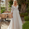 Robe de Mariée Manche Longue Bohème
