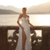 Robe de Mariée Bohème en Mousseline