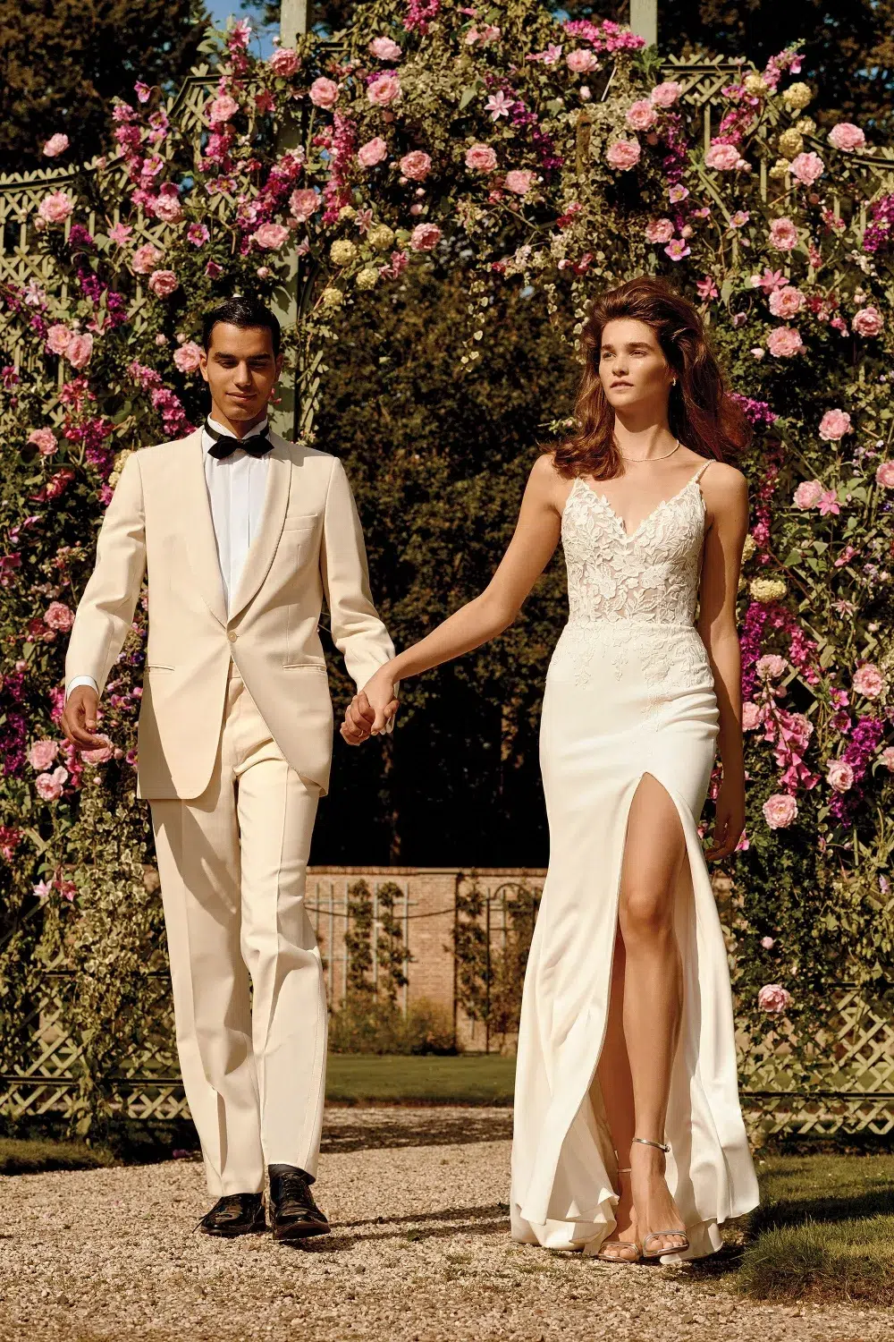 Robe de Mariée Forme Sirène en Crêpe – Image 5