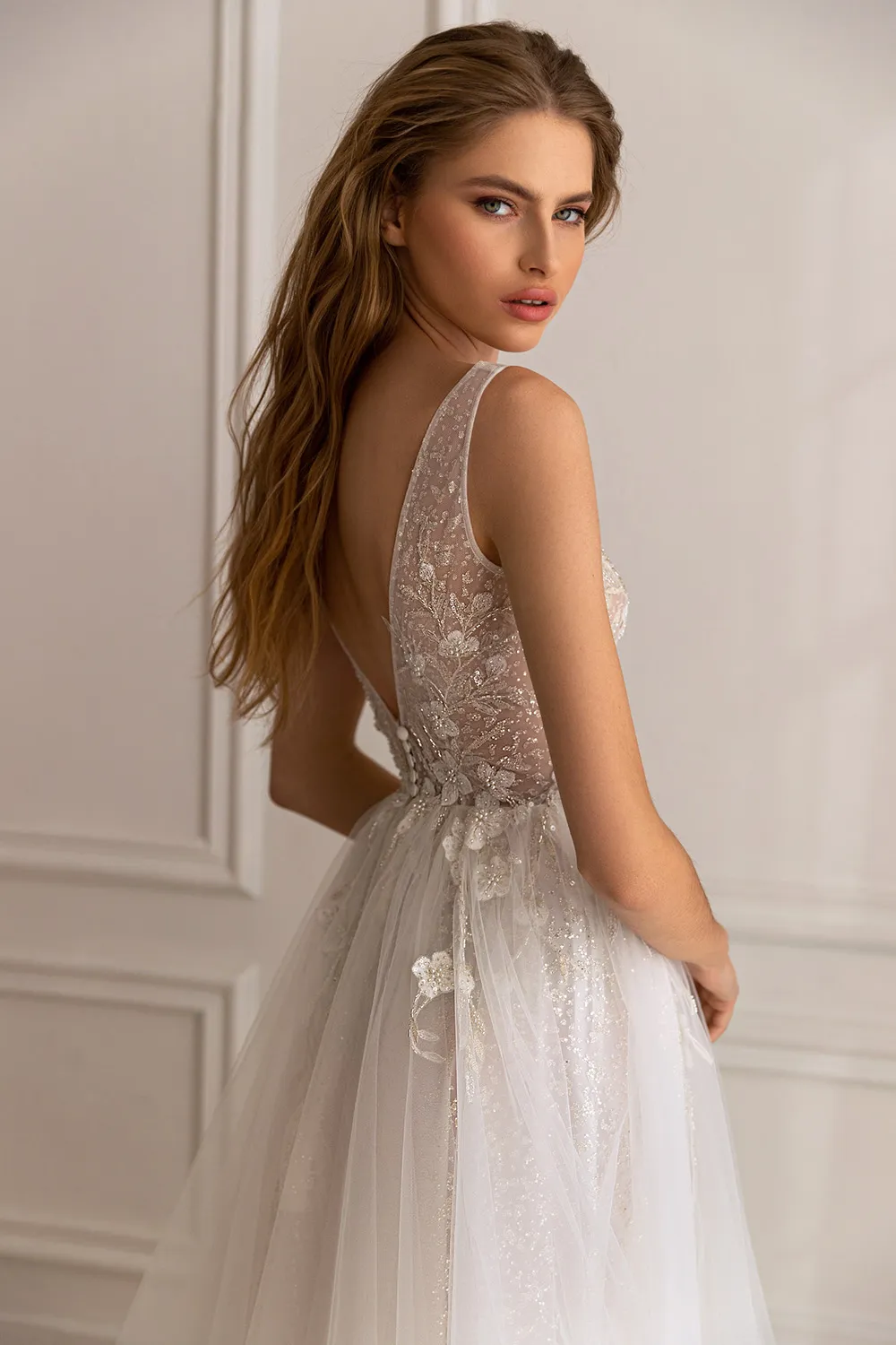 Robe de Mariée Princesse Dos Nu Plongeant – Image 3