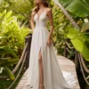 Robe de Mariée Romantique en Georgette