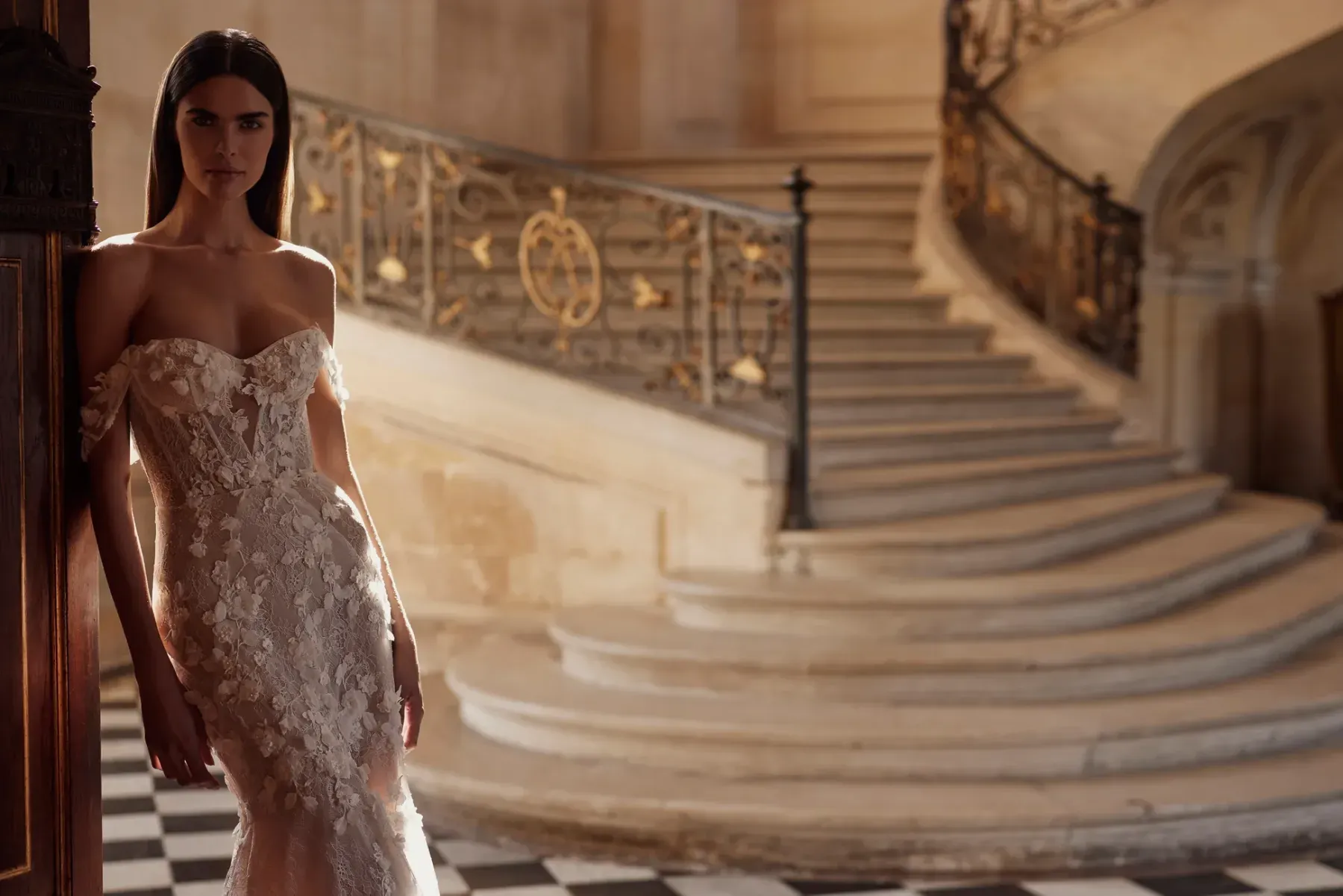 Robe de Mariée Sirène Perlée – Image 4