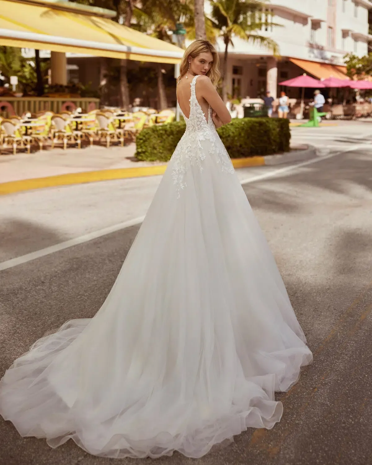 Alternative view of Robe de Mariée A-line Tulle Pailleté