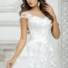 Robe de Mariée Courte au Genou
