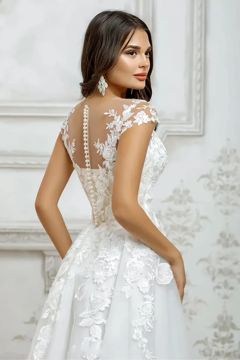 Robe de Mariée Courte au Genou – Image 3