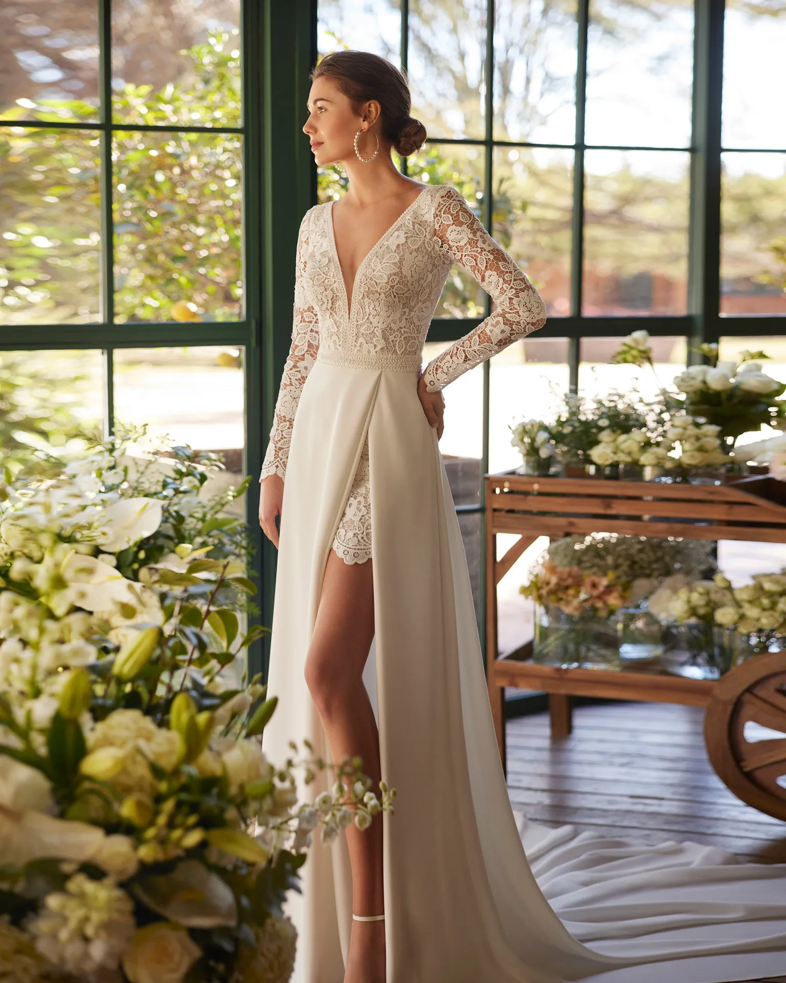 Robe de Mariée Deux Pièces – Image 3
