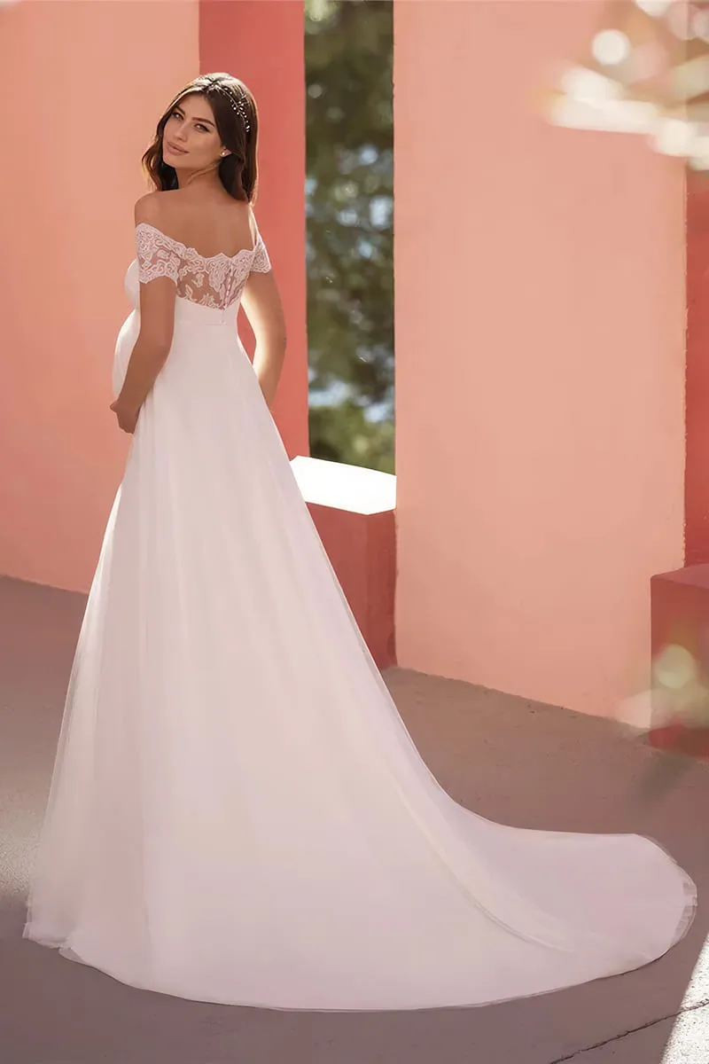 Robe de Mariée Femme Enceinte – Image 2