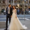 Robe de Mariée Princesse en Tulle