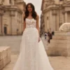 Robe de Mariée Sans Bretelles