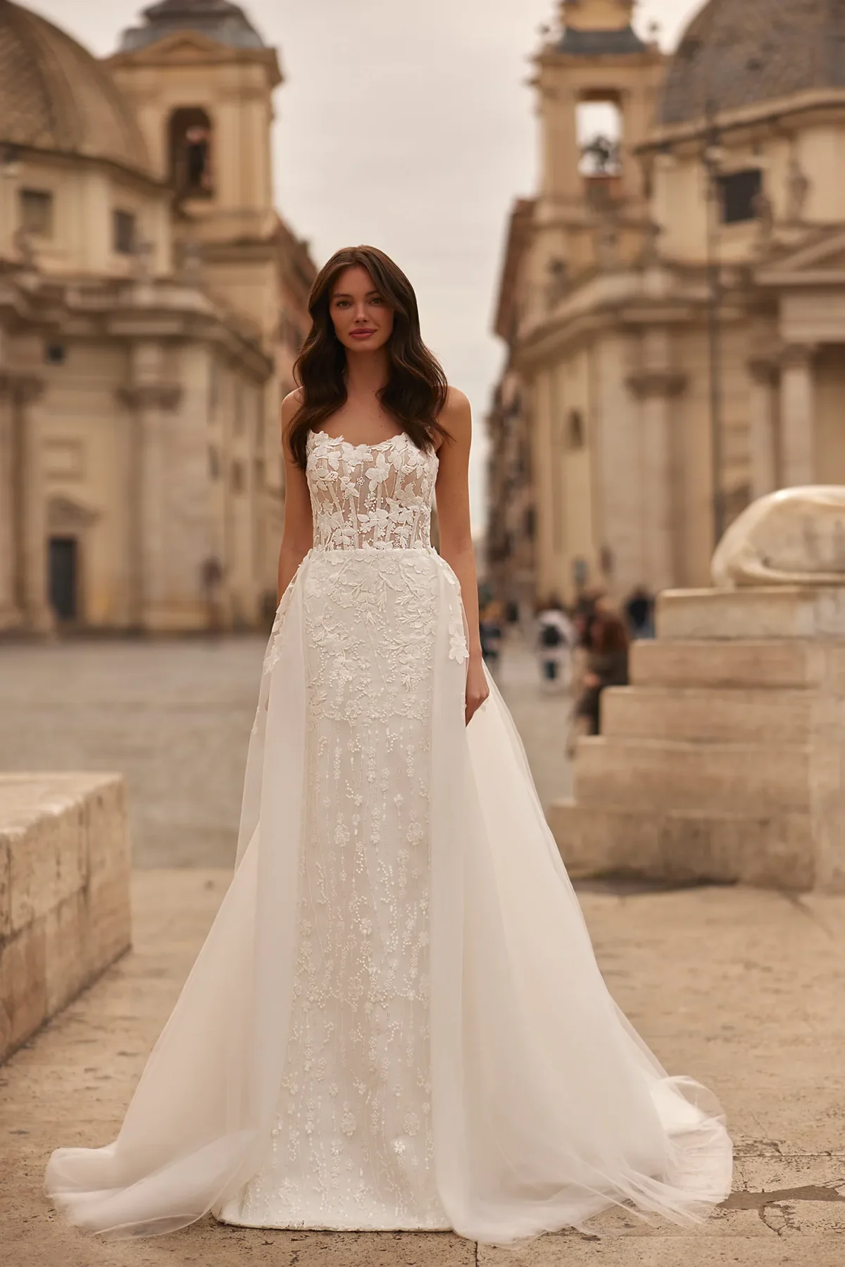 Robe de Mariée Sans Bretelles