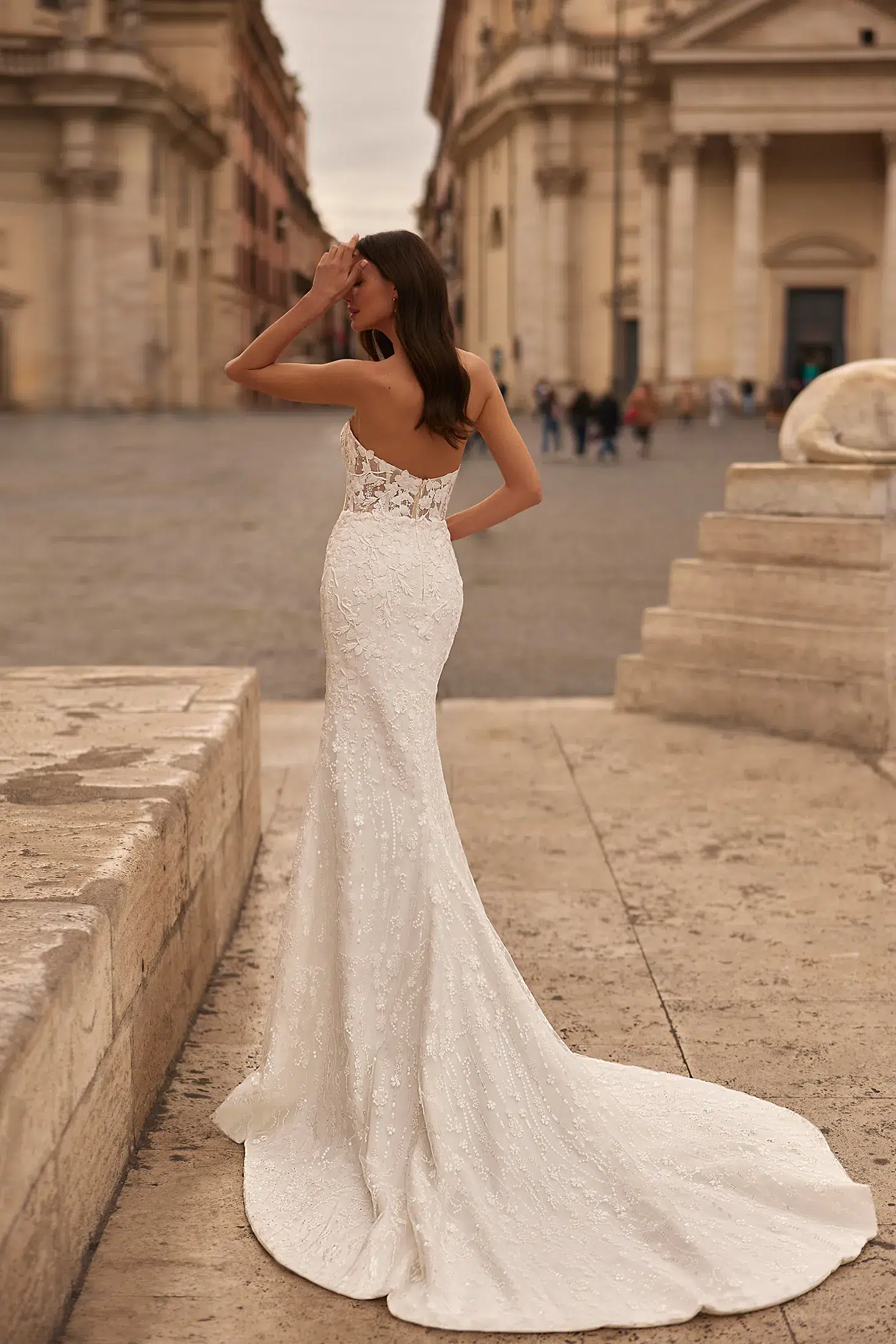 Robe de Mariée Sans Bretelles – Image 4
