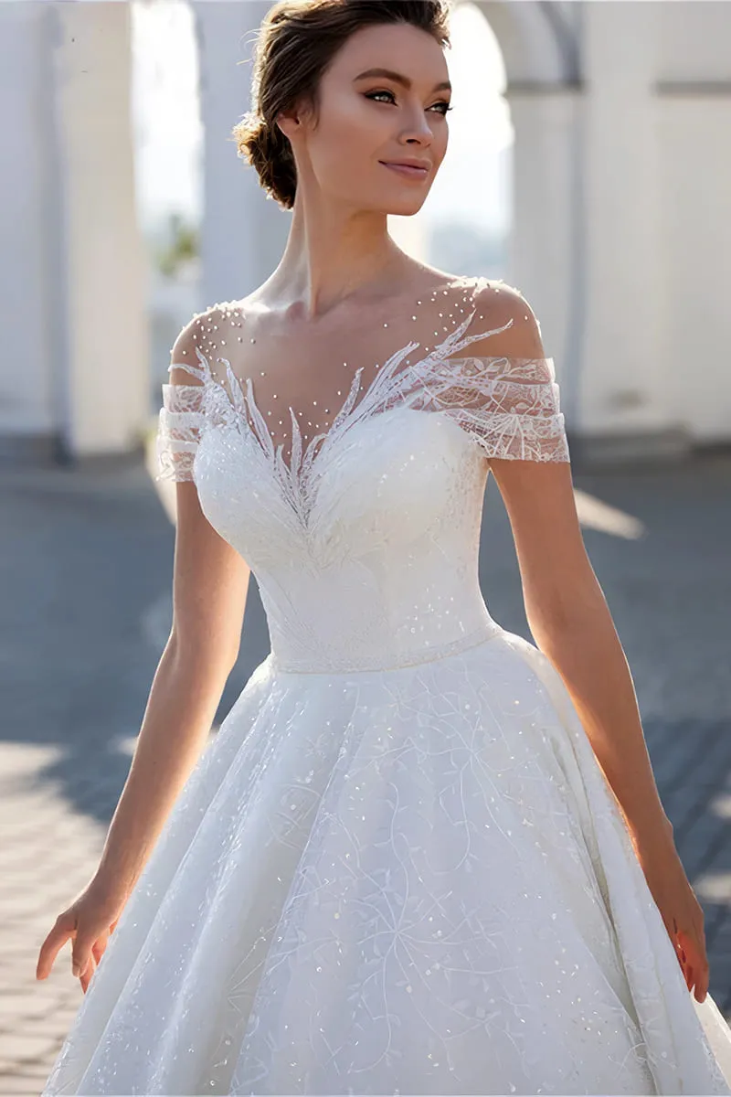 Robe de Mariée Scintillante