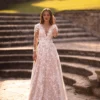 Robe de Mariée à Coupe Trapèze