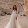 Robe de Mariée manches trois-quarts